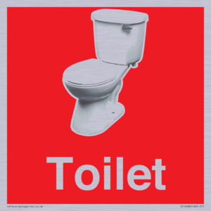 Toilet Dementia Friendly Sign Red